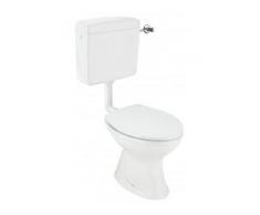 Cornat Komplett-Stand-Tiefspül-WC inkl. WC-Sitz, weiß