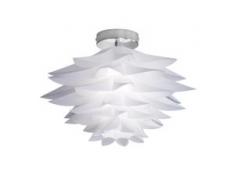 Reality|Trio Deckenleuchte RL119, Deckenlampe, Kunststoff Blätter chrom, Ø=50cm