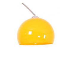 Schirm für Bogenlampe, Ø 40cm, Kunststoff ~ orange