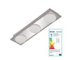 Briloner LED Deckenleuchte, Deckenlampe Badlampe, inkl. Leuchtmittel EEK A+ 13,5W 3-flammig