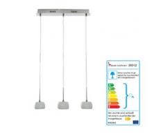 Deckenleuchte HW129, Pendelleuchte Hängeleuchte Deckenlampe, 3-flammig EEK C