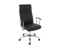 Bürostuhl Drehstuhl Chefsessel Cagliari, ergonomische Form ~ schwarz