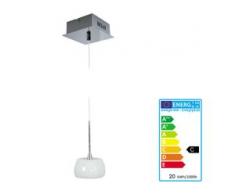 Pendelleuchte HW169, Deckenleuchte Hängeleuchte Deckenlampe, Glasschirm EEK C