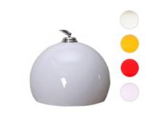 Schirm für Bogen- und Pendelleuchte LOUNGE DEAL II, Ø 40cm, Kunststoff ~ braun-durchsichtig