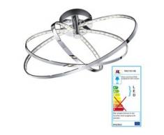 Reality|Trio LED-Deckenleuchte RL145, Hängeleuchte, 3 Ringe oval 13W EEK A