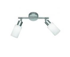Reality | Trio Deckenspot, Deckenleuchte nickel matt, Glas opal matt