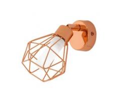 Eglo LED-Wandstrahler Zapata Modern Kupfer Stahl 1-flammig G9 15x16x6 cm (BxHxT) inkl. Leuchtmittel