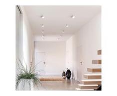 Fabas Luce LED-Spot Vasto Aluminium Weiß 8x4x8 cm (BxHxT) 1-flammig inkl. Leuchtmittel