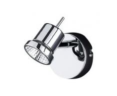 Action Wandleuchte Hoorn LED Modern Silber Metall Rund 9x9 cm (BxH)
