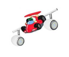 Spot Light LED-Deckenleuchte Car Stahl Weiß 34x13x14 cm (BxHxT) 2-flammig GU10 inkl. Leuchtmittel