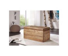 Naturoo Truhentisch Gaspar Massivholz Sheesham 80x40x40 cm (BxHxT)