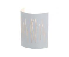 Brilliant Wandleuchte Kinley Modern Weiß Metall 1-flammig E27 18x21 cm (BxH)