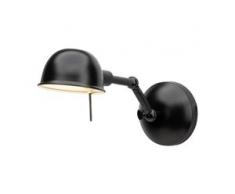 Brilliant Wandleuchte Vitali Industrial Schwarz Eisen Dimmbar 1-flammig E14 12x19x29 cm (BxHxT)