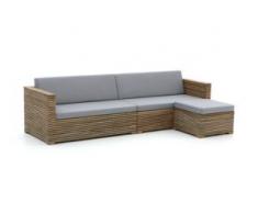 ROUGH-C Chaiselongue Lounge-Set 3-teilig