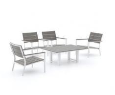 Bellagio Bravo/Bolano Sessel Lounge-Set 5-teilig stapelbar