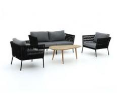 Intenso Levanzo/ROUGH-K Sessel-Sofa Lounge-Set 4-teilig