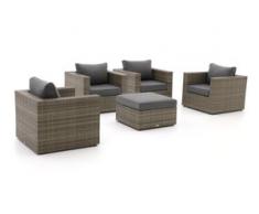 Forza Barolo Sessel Lounge-Set 5-teilig