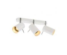 SLV 147413 ASTO TUBE III Wand- und Deckenleuchte, weiss, 3xGU10, max. 3x75W, EEK: A++ (Spektrum: A++ bis E)