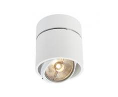 SLV 117161 KARDAMOD SURFACE ROUND ES111 SINGLE Deckenleuchte, rund, weiss, GU10, max. 75W, EEK: A++ (Spektrum: A++ bis E)