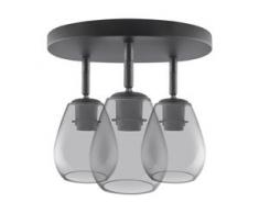 LEDVANCE 1906 CONE SPOT 3x 400x230 Glass Smoke Deckenleuchte, EEK: A++ (Spektrum: A++ bis E)