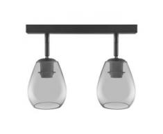 LEDVANCE 1906 CONE SPOT 2x 450x170x230 Glass Smoke Deckenleuchte, EEK: A++ (Spektrum: A++ bis E)
