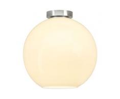 SLV 134301 BIG SUN CEILING Deckenleuchte, rund, alu/weiss, E27, max. 75W, EEK: A++ (Spektrum: A++ bis E)