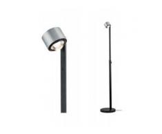 Paulmann 79717 Aldan Steh-Leseleuchte dim LED 1x15.5W Schwarz/Alu gebürstet Alu, EEK: A++ (Spektrum: A++ bis A)