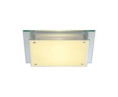 SLV 155180 GLASSA SQUARE E27 Deckenleuchte, eckig, 2xE27, max. 2x60W, EEK: A++ (Spektrum: A++ bis E)