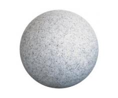EVN Kugelleuchte Granitoptik Ø: 30cm IP65 E27 2m inkl. 4x Erdspieß, EEK: A++ (Spektrum: A++ bis E)