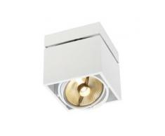 SLV 117101 KARDAMOD SURFACE SQUARE ES111 SINGLE Deckenleuchte, eckig, weiss, GU10, max. 75W, EEK: A++ (Spektrum: A++ bis E)