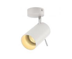 SLV 147411 ASTO TUBE I Wand- und Deckenleuchte, weiss, 1xGU10, max. 1x75W, EEK: A++ (Spektrum: A++ bis E)
