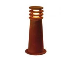 SLV 229020 RUSTY 40 Aussenleuchte, eisen gerostet, E27 ESL, max. 11W, IP55, EEK: A++ (Spektrum: A++ bis A)