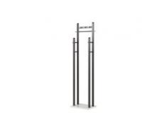 Garderobenständer - grau - 51 cm - 181 cm - 35 cm - Möbel Kraft