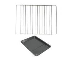 Ofengitter 33 bis 61 cm verstellbar Backofenrost + Backblech verstellbar Backofenblech