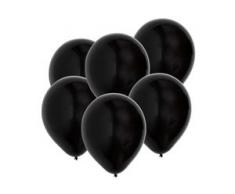 6 Big Luftballons 30cm heliumgeeignet Ballon Feier Party Dekoration in schwarz BWI