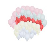 50 Luftballons 22cm heliumgeeignet Ballon Feier Party Dekoration Farbe candy BWI