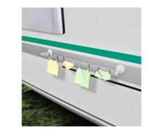 Saugnapf 3x90 Wäscheleine Wäschetrockner max.4kg Camping Wohnwagen Wohnmobil BWI