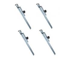 Rasendorn 4 Stück für Wäschespinne etc 50 cm Sonnenschirmhalter Ø35 mm Erdspieß