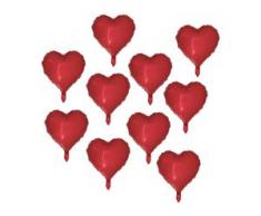 Herz Folienballons Luftballons Folien Heliumballons Ballons Motiv Herzen rot BWI