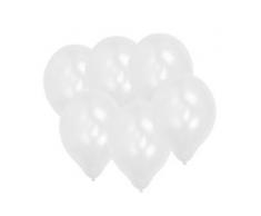 6 Big Luftballons 30cm heliumgeeignet Ballon Feier Party Dekoration in weiß BWI