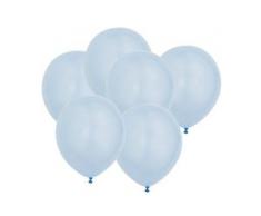 6 Big Luftballons 30cm heliumgeeignet Ballon Feier Party Dekoration babyblau BWI