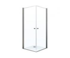 Breuer® Dusche »Elana 6«, Eckeinstieg mit Drehtür, 2-türig, 80 x 80 cm