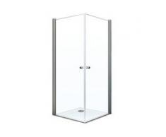 Breuer® Dusche »Elana 6«, Eckeinstieg mit Drehtür, 2-türig, 90 x 90 cm