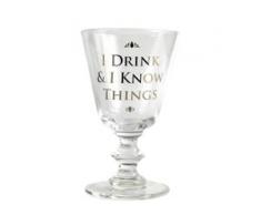 Game Of Thrones Weinglas (I Drink And Know Things)