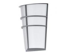 Eglo Leuchten Led Außenwandleuchte Breganzo silber