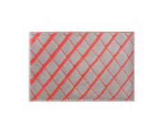 JOOP Badteppich Diamond 60x90 cm, coral, rot,grau
