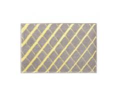 JOOP Badteppich Diamond 50x60 cm, lemon, gelb,grau