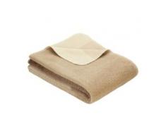 Ibena Jacquard Decke Toronto 150x200 cm, brauncm -natur,