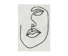 VISAGE - Hochflorteppich mit abstraktem Gesicht