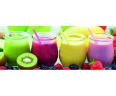 Deco-Glas Bild - Smoothies 80 x 30 cm